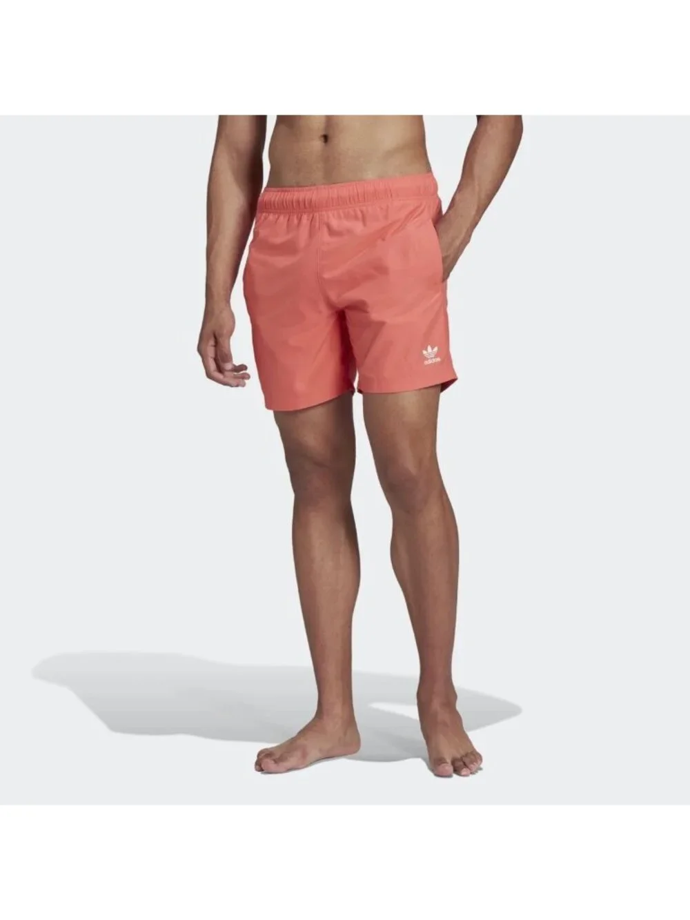 Adidas Men's Adicolor Essentials Swim Shorts Coral Size S NEW WITH TAGS!